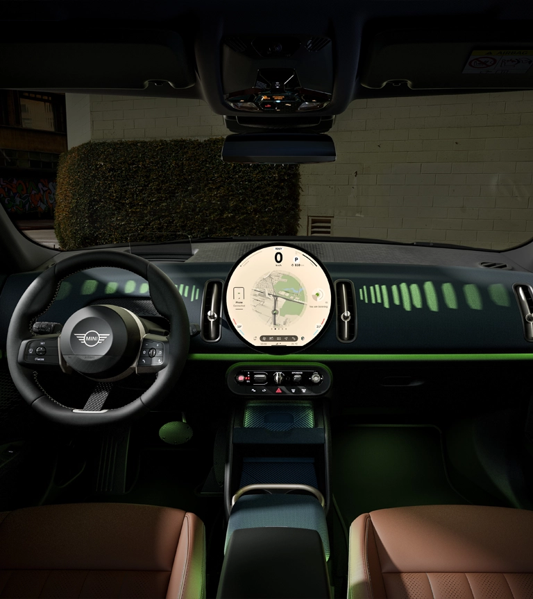 MINI Countryman - intérieur - modes oled